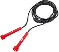 FitBox Sports Skipping Rope, Jump Rope For Exercise & Workout - Men & Women (Red)