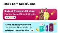 Earn Supercoin by Rate & Review Purchases on Flipkart 