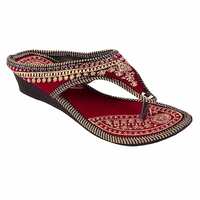 Amazon Bazaar: Women Embroidery Slipper Stylish Fashion Sandals & Ethnic Footwear [App Only Deal]