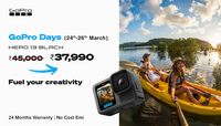 Amazon GoPro Days Upto 38% off + 10% Instant Discount on HDFC, PnB, DBS Bank Cards   (24th - 26th March) 