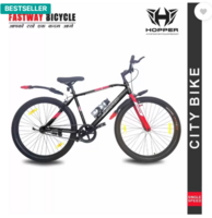 Fastway Bicycle HOPPER JETPRO 26T BLACK, WITH 90% ASSEMBLED 26 T Road Cycle  (Single Speed, Black, Rigid)