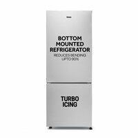 Haier 300 L, 2 Star, Twin Inverter Technology, Frost Free Double Door Bottom Mount Refrigerator (HRB-3502BS-P, Brushline Silver)