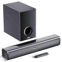 Mivi Fort H120 Soundbar, [Just Launched] 2.1 Channel, 2 in-Build Speakers
