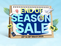 EaseMyTrip End Of Season Sale - Upto ₹5000 off on Flights, Hotels, Buses, Cabs, and Holidays Packages 