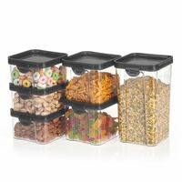 Steelo Sofresh Plastic Kitchen Storage Stack Container Set Kitchen 