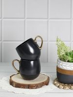 VOLA Bloom Series Porcelain Tea Cup Set (220ml) - Set of 2 - [414 Rs coupon apply]