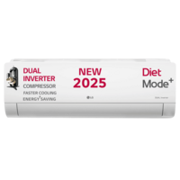 LG 6 in 1 Convertible 1.5 Ton 4 Star Dual Inverter Split AC (2025 Model)