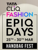 Tatacliq Epiq Fashion Epiq Days Hand Bag Fest (till 30 Mar) - 50-80% Off on Handbags 