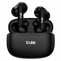 truke Air Buds Lite True Wireless in Ear Earbuds with 10H Single Charge Playtime, Gaming Mode, ENC, AAC Codec (Black)