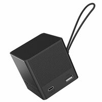 Portronics Bounce 2 5W Portable Bluetooth Speaker with in-Built FM Radio, Type C Charging Port with 5 Hrs Playback(Black)