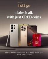 CRED Only Friday Deal - Iphone 16 Pro Max, Samsung S25 & more