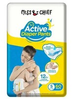 Miss & Chief Active Diaper Pants - S  (60 Pieces)