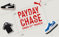 Puma Payday Chase - Upto 55% Off + Extra 15% Off + Extra 5% Off on Online payment