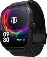 Titan Zeal Premium Fashion Smartwatch|1.85" AMOLED Display with AOD|390 * 450 Pixel Resolution|Functional Crown|SingleSync BT Calling|Advanced Chipset|100+ Sports Modes & Watchfaces IP68 (Mesh Strap

