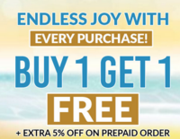 The Natural Wash Sale - Buy 1 Get 2 Free + Extra 5% off on Prepaid Order + Free Product with Every order