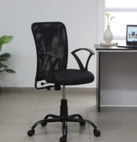 Style Breathable Mesh Ergonomic Chair in Black Colour