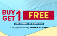 mcaffeine - Buy 1 Get 1 Free + Get 6 Freebies + Extra 5% off on prepaid orders