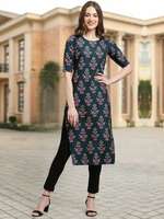 7Threads - Flat 53% Off on Floral Printed Kurta