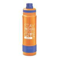 Milton Astir 750 Thermosteel Hot and Cold Water Bottle, 670 ml, Orange