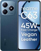 realme C63 (Leather Blue, 64 GB) (4 GB RAM) @ ₹7098