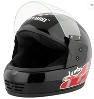 Riybro Full Face ISI Marked with Adjustable strap Helmet  (Black,Red)