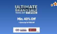 Ultimate Brand Sale - Min. 60% off + Coupons + 10% rewards up to ₹1000 + ICICI Bank Offer