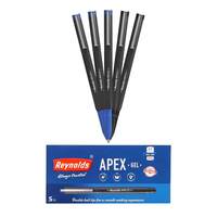 Reynolds Apex Gel 5 Pen Blister - Blue