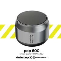 Dubstep Bluetooth Speaker (Pop 600, 6W, Grey)