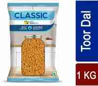 Classic Toor/Arhar Dal (Toor Dal) (Split) by Flipkart Grocery  (1 kg) (Location Specific)