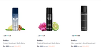 Myntra: Police Deoderants Flat 70% Off @ ₹134