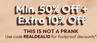 Tata CliQ April Fools Day Sale Min 50% to 85% off + Extra 10% off