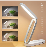 Fulminare Plastic Led Desk Lamp Dimmable Table Reading With Usb Charging Port 3 Colour Mode Study/Table