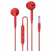 ZEBRONICS Zeb-Buds 30 3.5Mm Stereo Wired in Ear Earphones with Mic for Calling, Volume Control, Multifunction Button(Red)