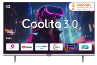 Coocaa 108 cm (43 inch) Full HD LED Smart Coolita TV with Dolby Audio and Eye Care Technology  (43S3U Plus)