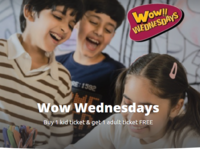 KidZania Wow Wednesday : Buy 1 kid ticket & get 1 adult ticket FREE