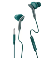 ZEBRONICS ZEB-BRO, With In-Line MiC, 3.5mm Jack, 10mm drivers, Compatible for Phone/Tablet Wired 