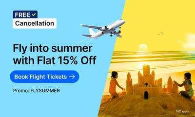 Flat 15% instant discount up to on domestic flight ticket