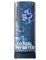 SAMSUNG 183 L Direct Cool Single Door 4 Star Refrigerator with Base Drawer with Digital Inverter