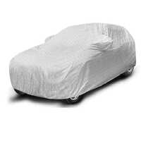 Sulfar 100% Waterproof Car Body Cover Compatible with Mirror for Tata Nano with Long Lasting Durable Material (Triple Stitched, Full Bottom Elastic, Metallic Silver) 