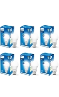 PHILIPS 9W B22 LED White Bulb, Pack of 6

