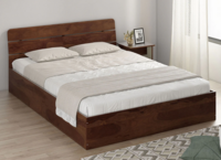 Kosmo Solace King Bed In Sheesham Finish With Box Storage