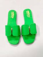 Women Flats Sandal  (Olive , 3)   @60