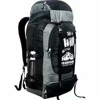 JIRFASHION Mountain Rucksacksbag Hiking Trekking Camping Bag Travel Backpack Rucksack - 60 L  (Grey)