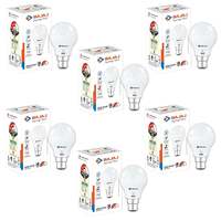 Bajaj Ivora HB LED Lamp 9W | Cool Day Light-6500K B22 | IR Free | UV Free | EnvIRonment Friendly‎ | Energy Efficient | 3.5 KV Surge Protection | Open CIRcuit Protection (Pack Of 6) | 1 Yr Warranty |