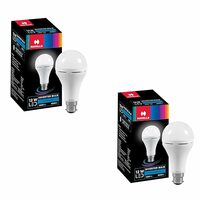 Havells 12W LED B22 Emergency Bulb |Energy Efficient| Cool Day Light Pack of 2