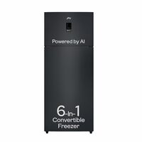 Godrej - 436 L 2 Star With AI Tech Double Door Refrigerator (RF EON 438B RCI MT BK, Matt Black)