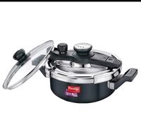 JioMart - Prestige Clip On Svachh Hard Anodized Pressure Cooker 3 L with Outer Lid (20241)(location specific)