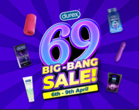 Durex 69 Big Bang Sale - Flat 69% Off  & many more offers 