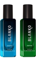BLANKO by KING Active Ambition TLT Parfum Pack of 2x20ml | Longest Lasting Mens Perfume with Time Lock Technology | Luxury Fragrance Gift Set for Husband, Father, Brother 