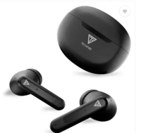 TECHFIRE Bullets 360 TWS Earbuds with 100 HRS Playtime,(50ms Low Latency), Bluetooth v5.3 Bluetooth  (Carbon Black, True Wireless)